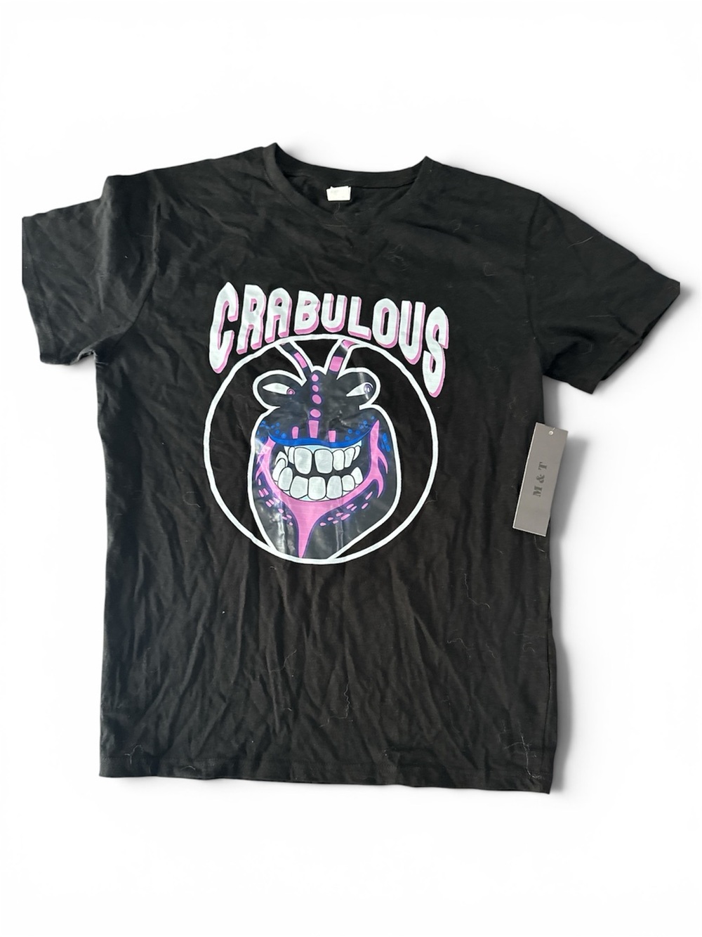 Crabulous Graphic Short Sleeve Tee - Black